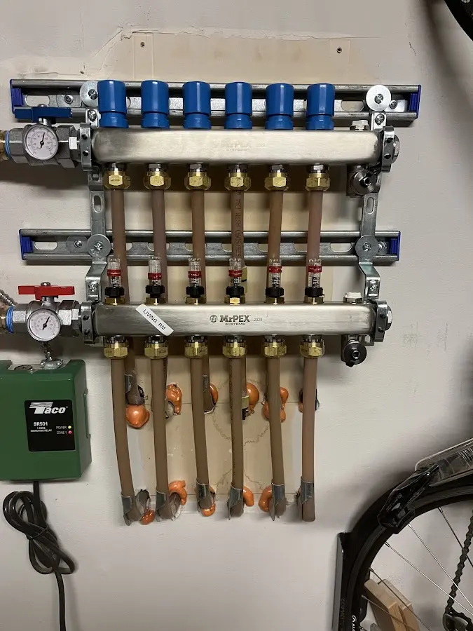 Plumber performing Leak Detection at a residential property in Bay St. Louis